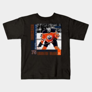 Evan Bouchard Paper Poster Kids T-Shirt